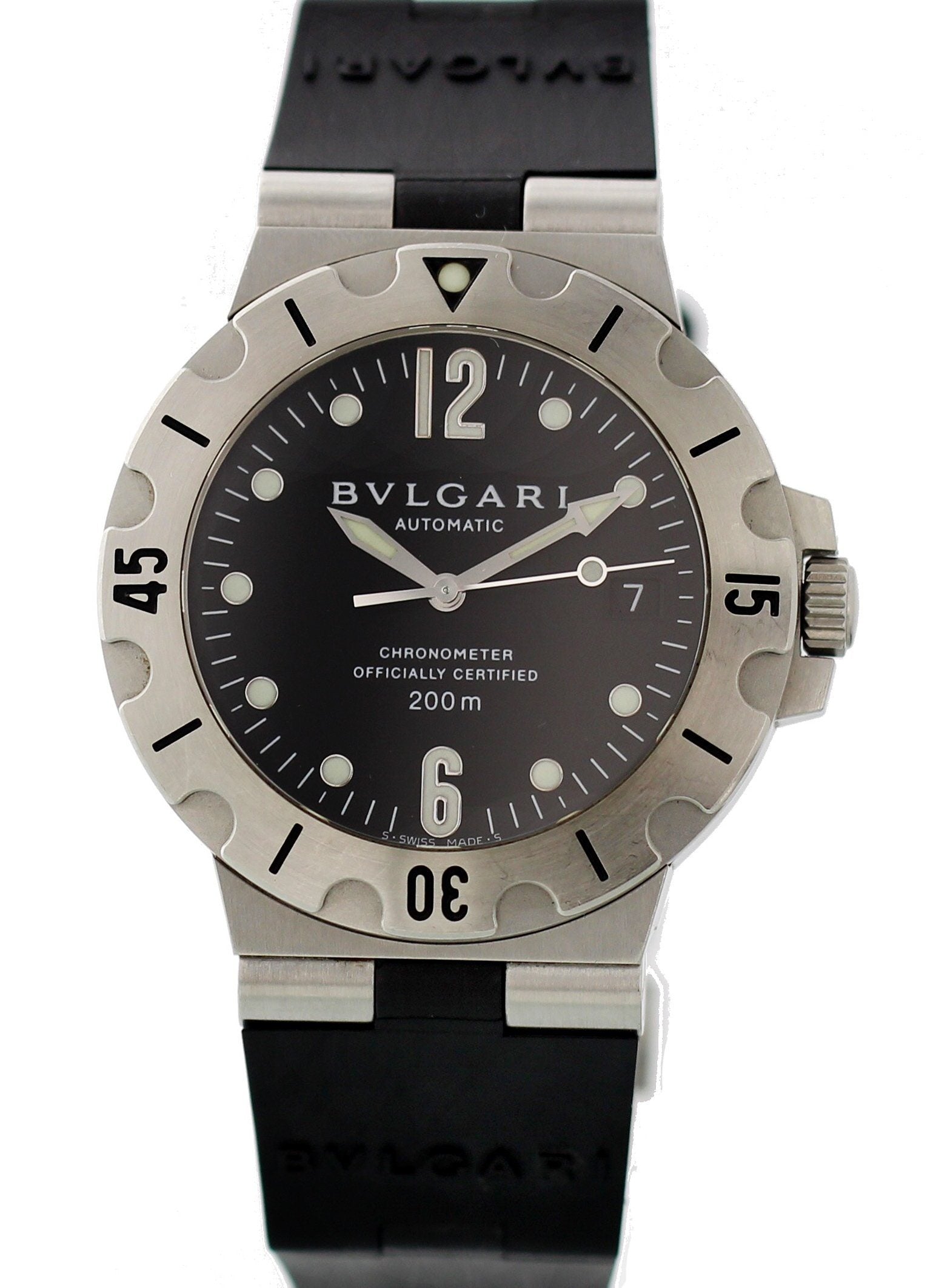 Bvlgari Diagano Scuba SD38S Automatic Box & Papers - Wristwatch