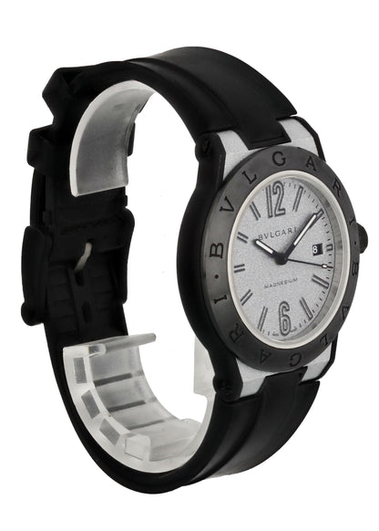Bvlgari Diagono Magnesium DG 41 SMC Men’s Watch Box Papers - Wristwatch