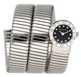 Bvlgari Serpenti Tubogas BB 19 1TS Diamond Dial Steel Ladies Watch