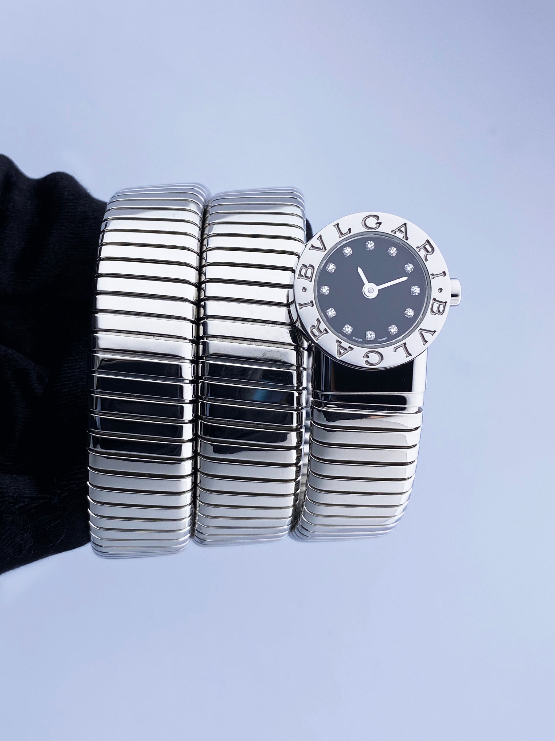 Bvlgari Serpenti Tubogas BB 19 1TS Diamond Dial Steel – Phigora