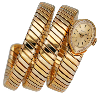 Bvlgari Serpenti Tubogas Tri Color Gold Ladies Watch - Virtual