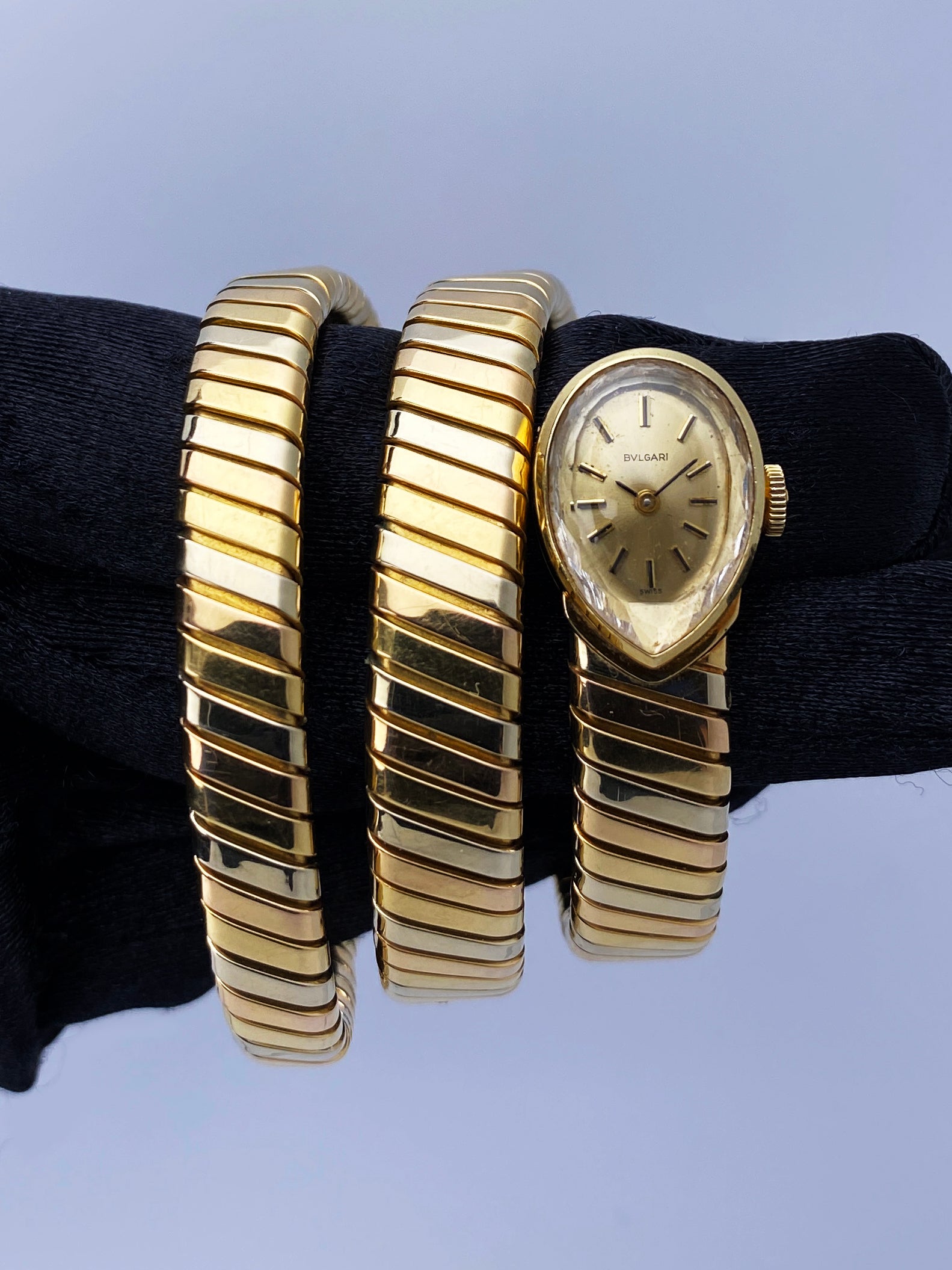 Bvlgari Serpenti Tubogas Tri Color Gold Ladies Watch - Virtual