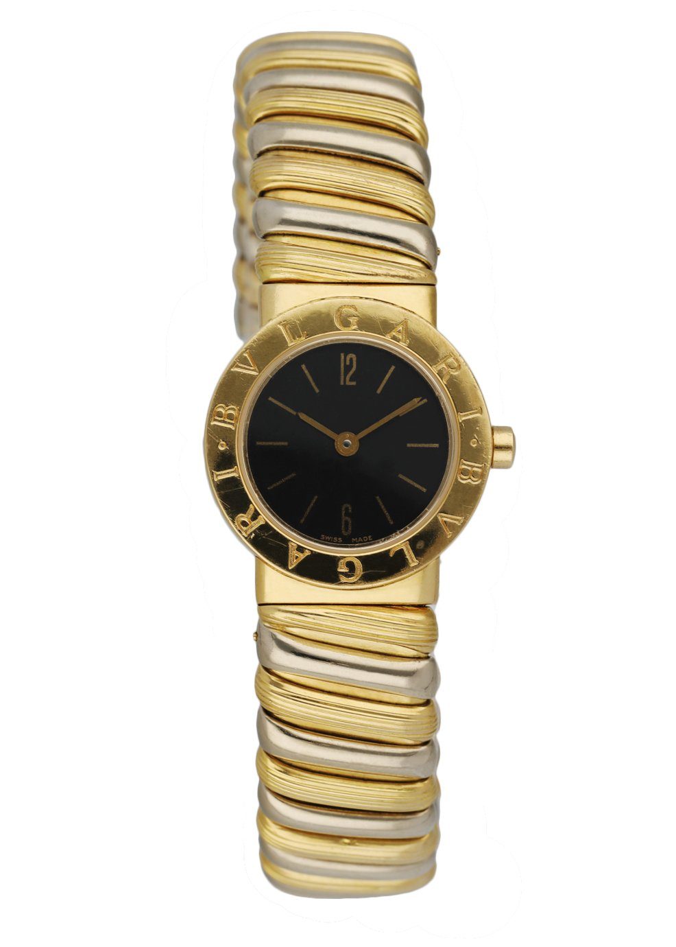Bvlgari Tubogas BB 23.2T 18K Yellow & White Gold Ladies Watch - Wristwatch