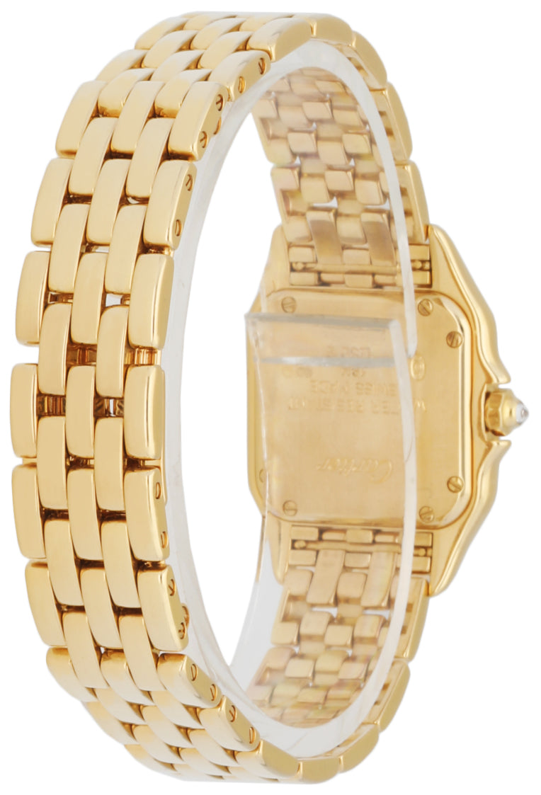 Cartier 1280/2 18K Yellow Gold & Diamond Ladies Watch - Wristwatch