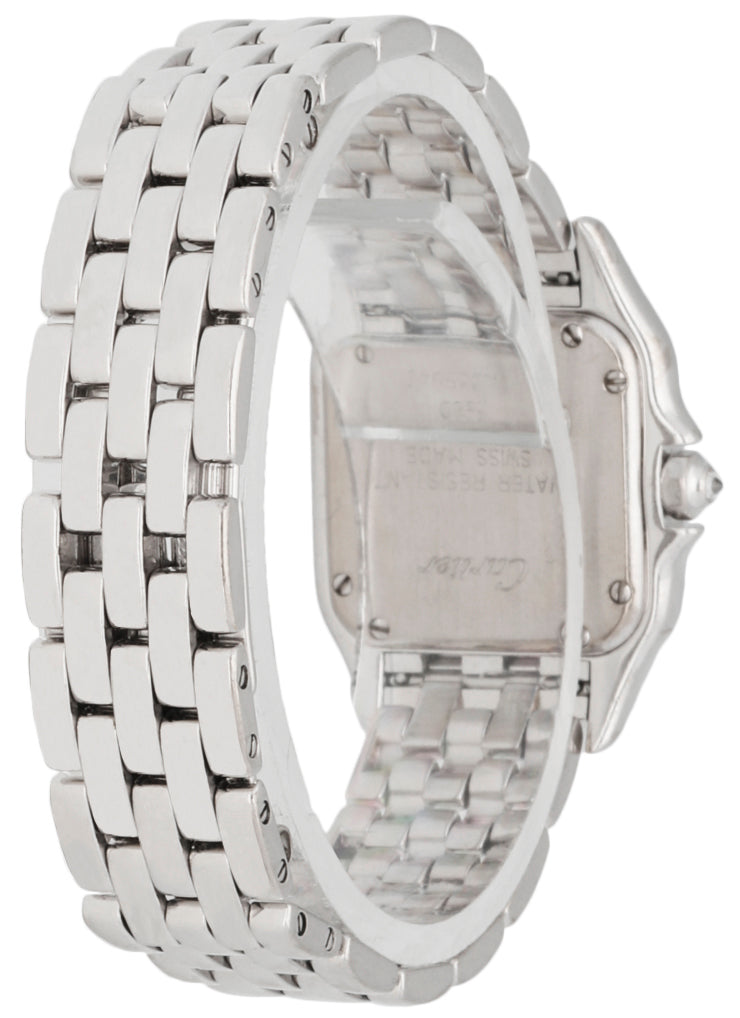 Cartier 1660 18K White Gold & Diamond Ladies Watch