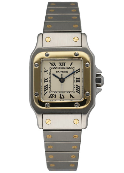 Cartier Santos Galbee Two Tone Ladies Watch - Wristwatch