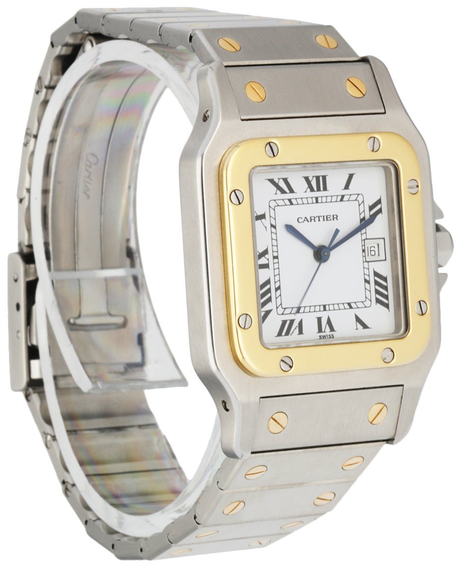 Cartier Santos Galbee Two Tone Ladies Watch