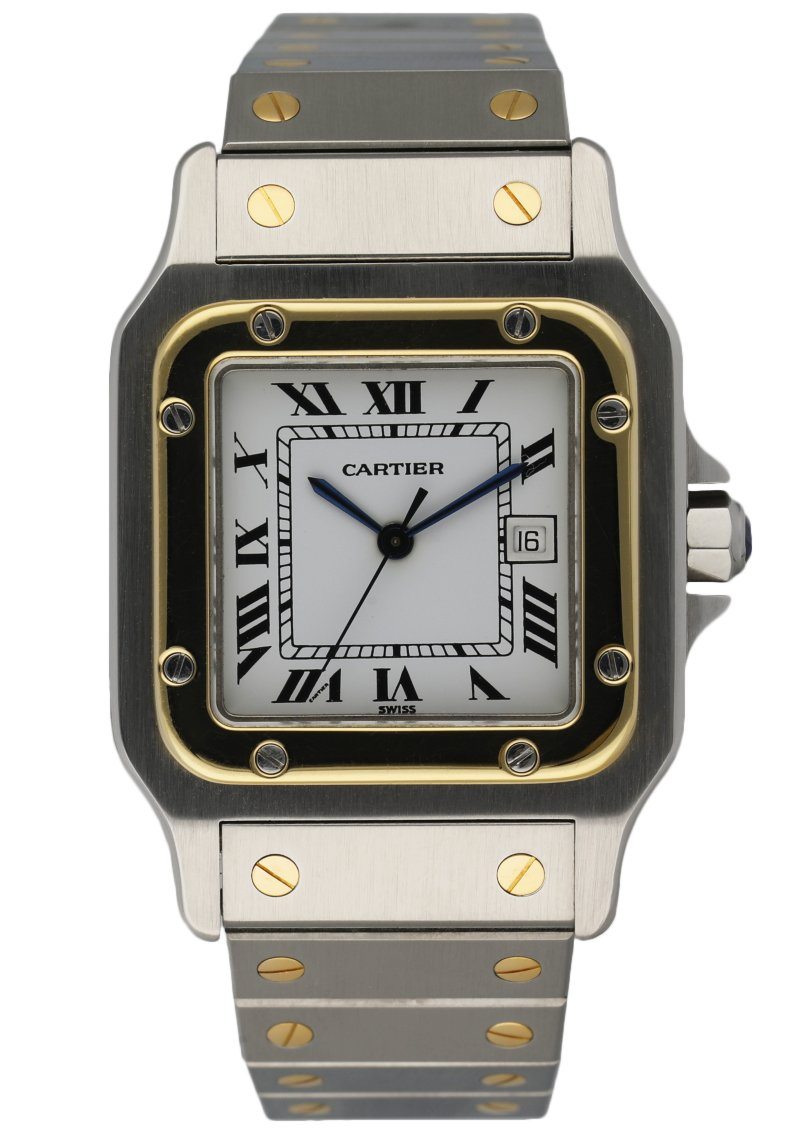 Cartier Santos Galbee Two Tone Ladies Watch Cartier Santos Galbee Two Tone Ladies Watch