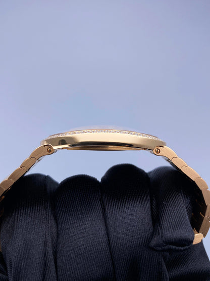 Cartier Baignoire Large WB520003 Diamond 18K Rose Gold Watch