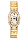 Cartier Baignoire WB5094D8 Diamond 18K Yellow Gold Ladies Watch