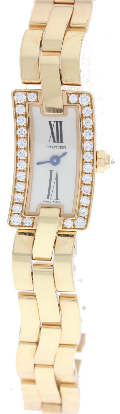 Cartier Ballerine WG40023J / 3015 18k Rose Gold Ladies Watch - Wristwatch