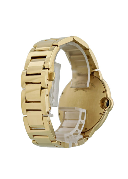 Cartier Ballon Bleu 2998 18k Yellow Gold Mens Watch - Wristwatch