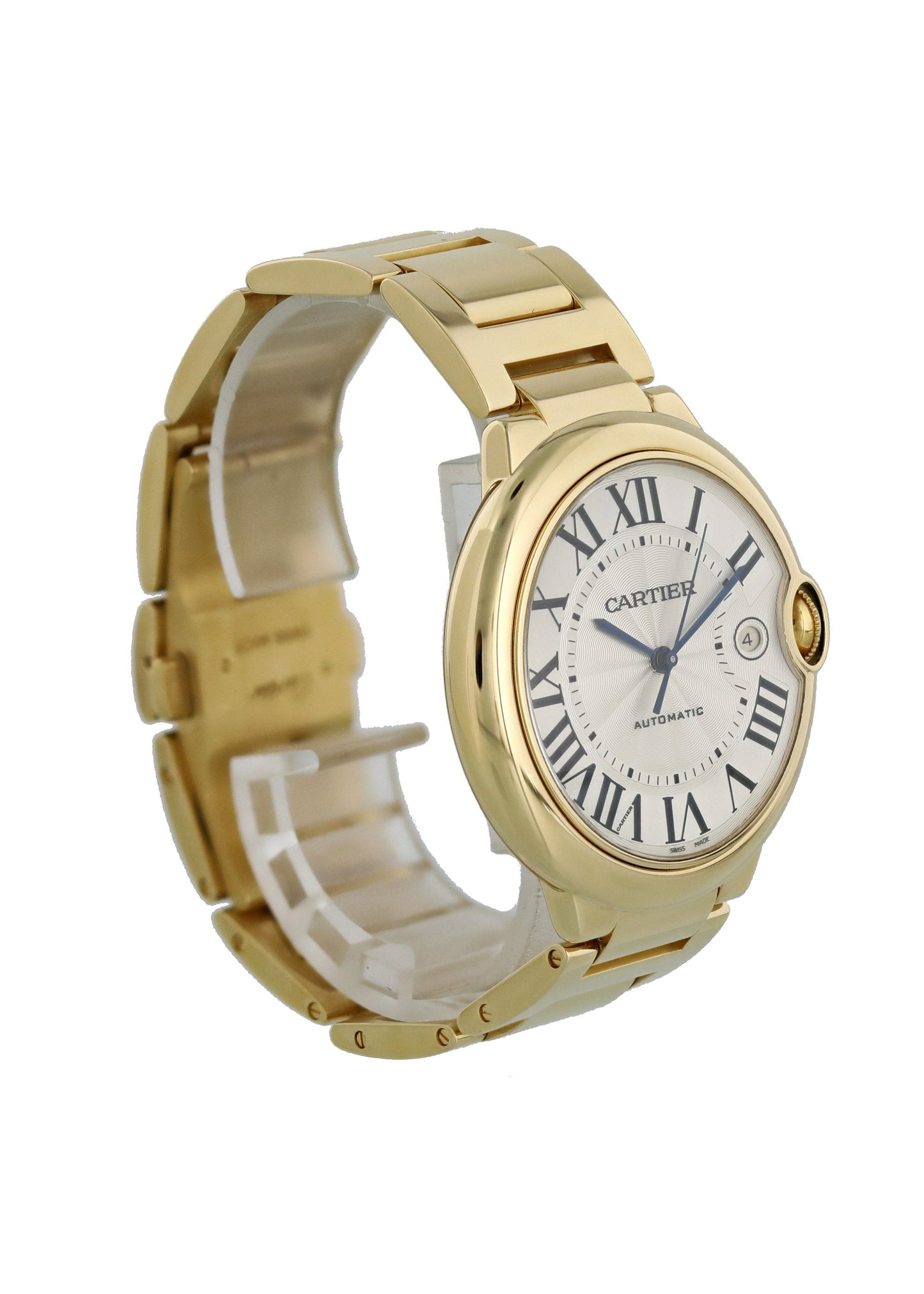 Cartier Ballon Bleu 2998 18k Yellow Gold Mens Watch - Wristwatch