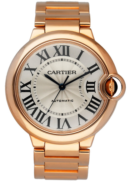 Cartier Ballon Bleu W69004Z2 18K Rose Gold Mens Watch