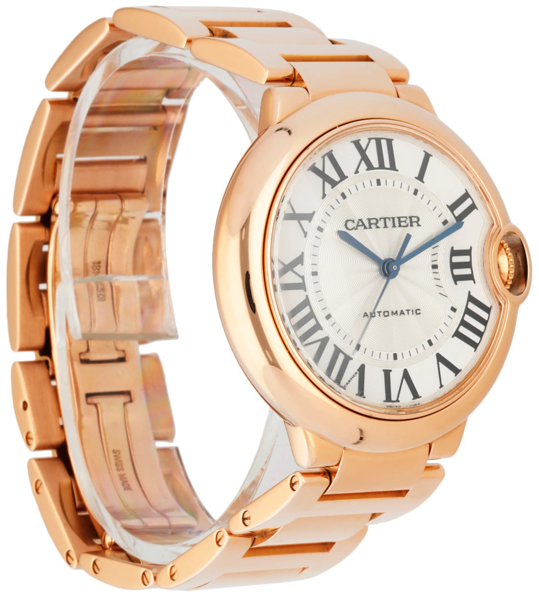 Cartier Ballon Bleu W69004Z2 18K Rose Gold Mens Watch