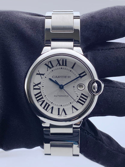 Cartier Ballon Bleu W69012Z4 Stainless Steel Mens Watch - Wristwatch