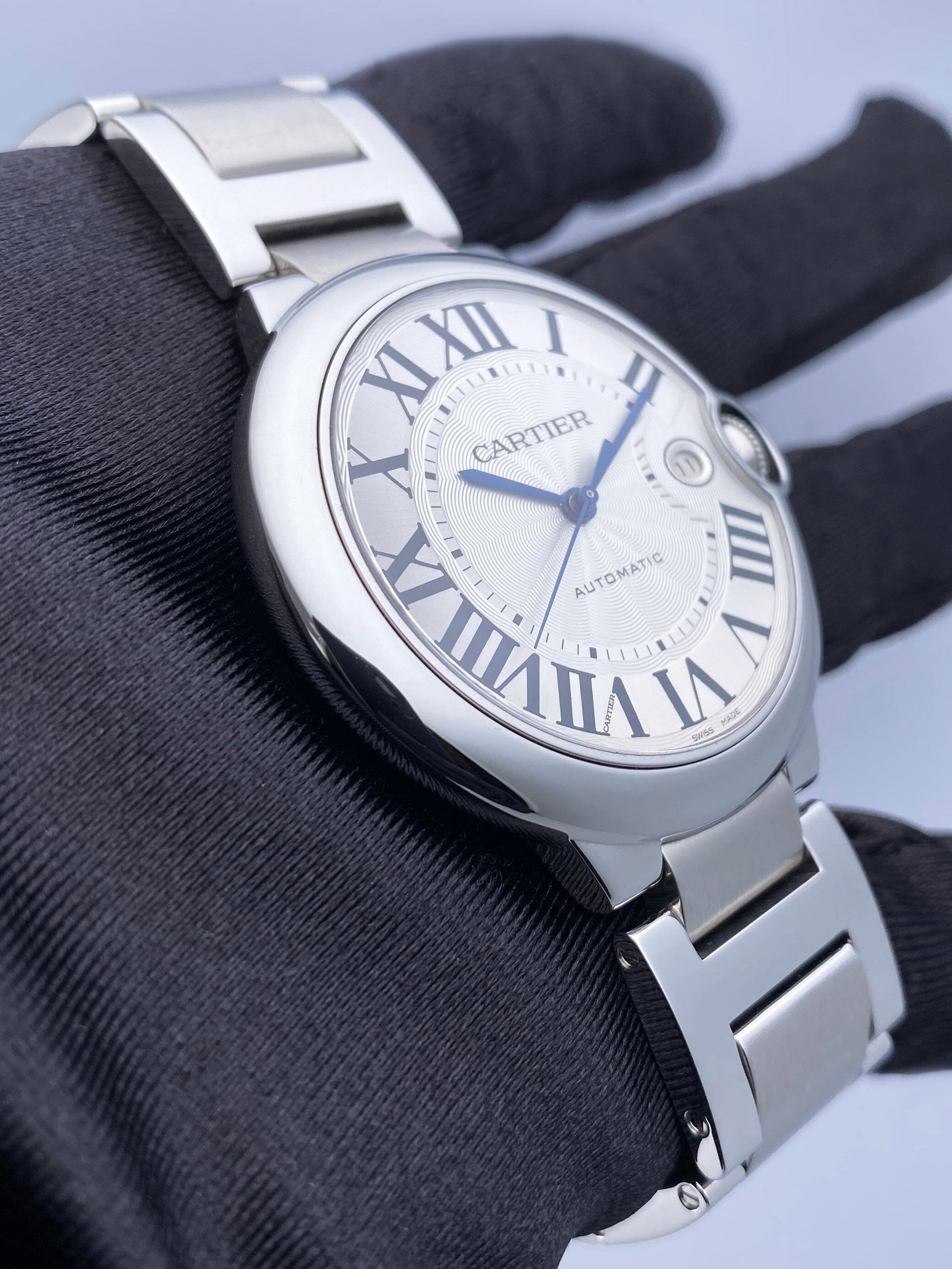 Cartier Ballon Bleu W69012Z4 Stainless Steel Mens Watch - Wristwatch