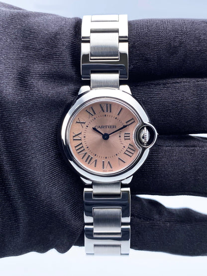 Cartier Ballon Bleu W6920038 Pink Dial Ladies Watch - Watches