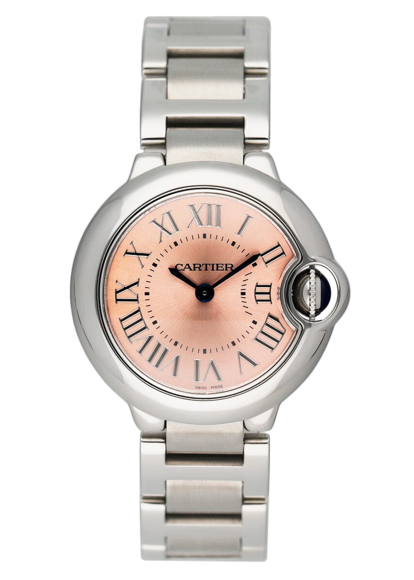 Cartier Ballon Bleu W6920038 Pink Dial Ladies Watch - Watches
