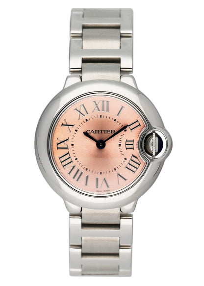 Cartier Ballon Bleu W6920038 Pink Dial Ladies Watch - Watches