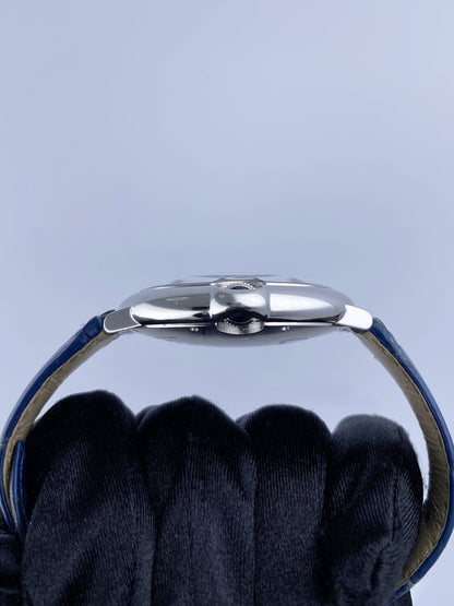 Cartier Ballon Bleu WSBB0025 Blue Dial Steel Mens Watch