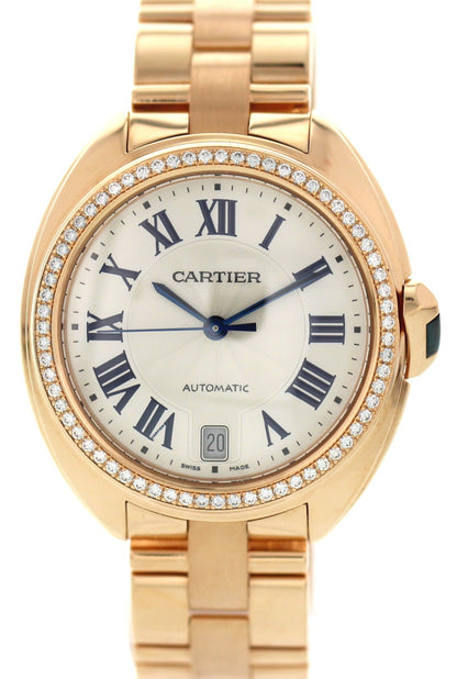 Cartier Calibre 18K Rose Gold 3854