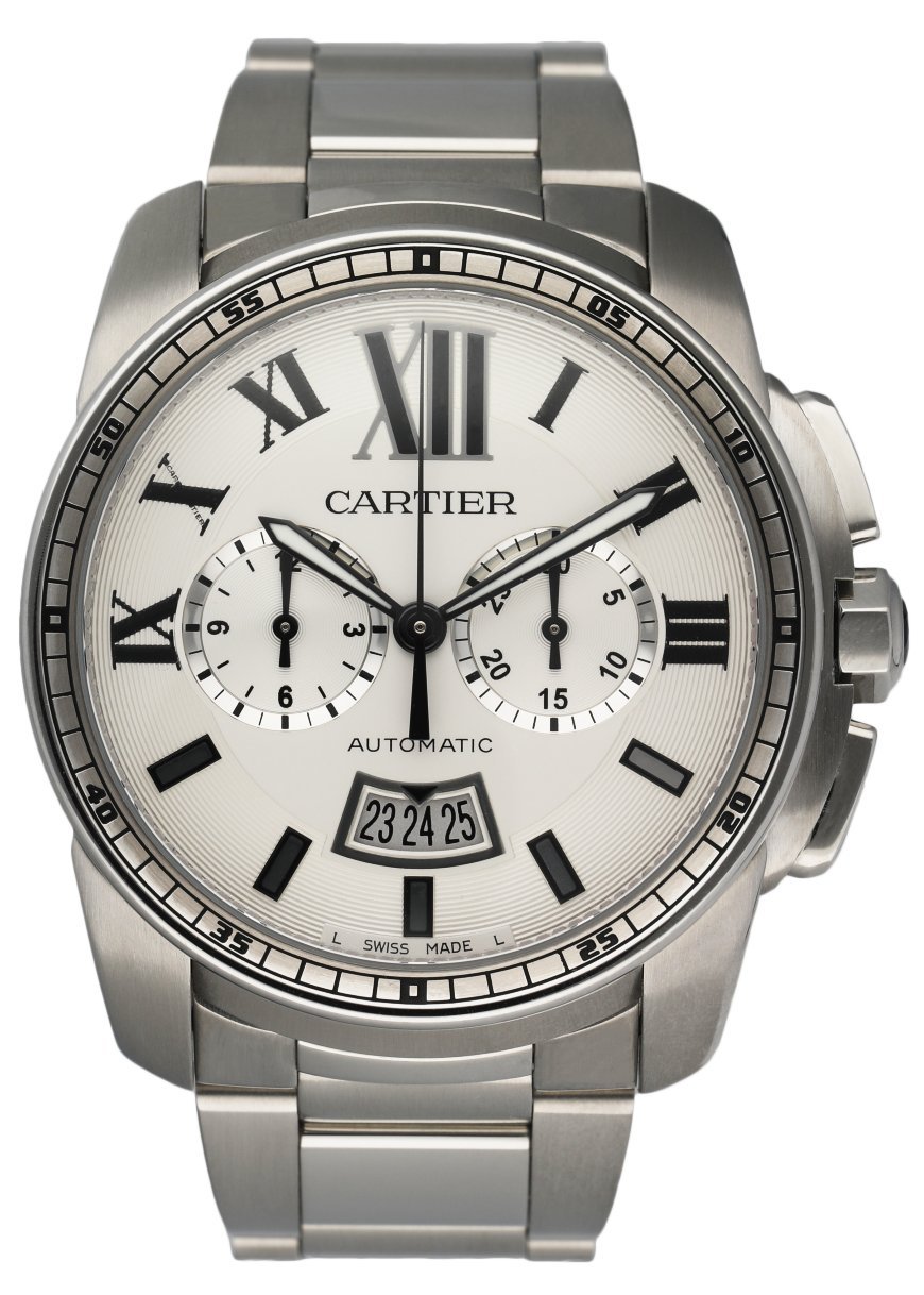 Cartier Calibre 3578 Chronograph Stainless Steel Men’s Watch - Wristwatch