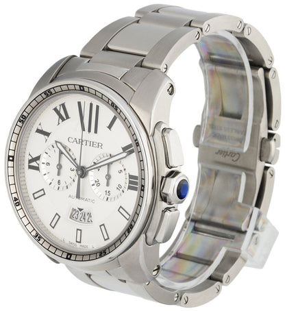 Cartier Calibre 3578 Chronograph Stainless Steel Men’s Watch - Wristwatch