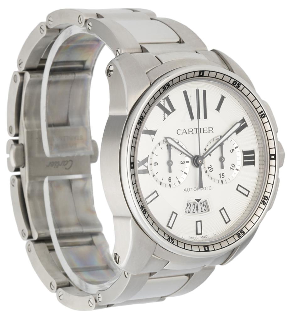 Cartier Calibre 3578 Chronograph Stainless Steel Men’s Watch - Wristwatch