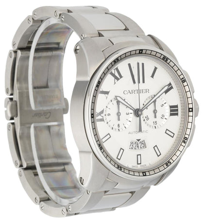 Cartier Calibre 3578 Chronograph Stainless Steel Men’s Watch - Wristwatch