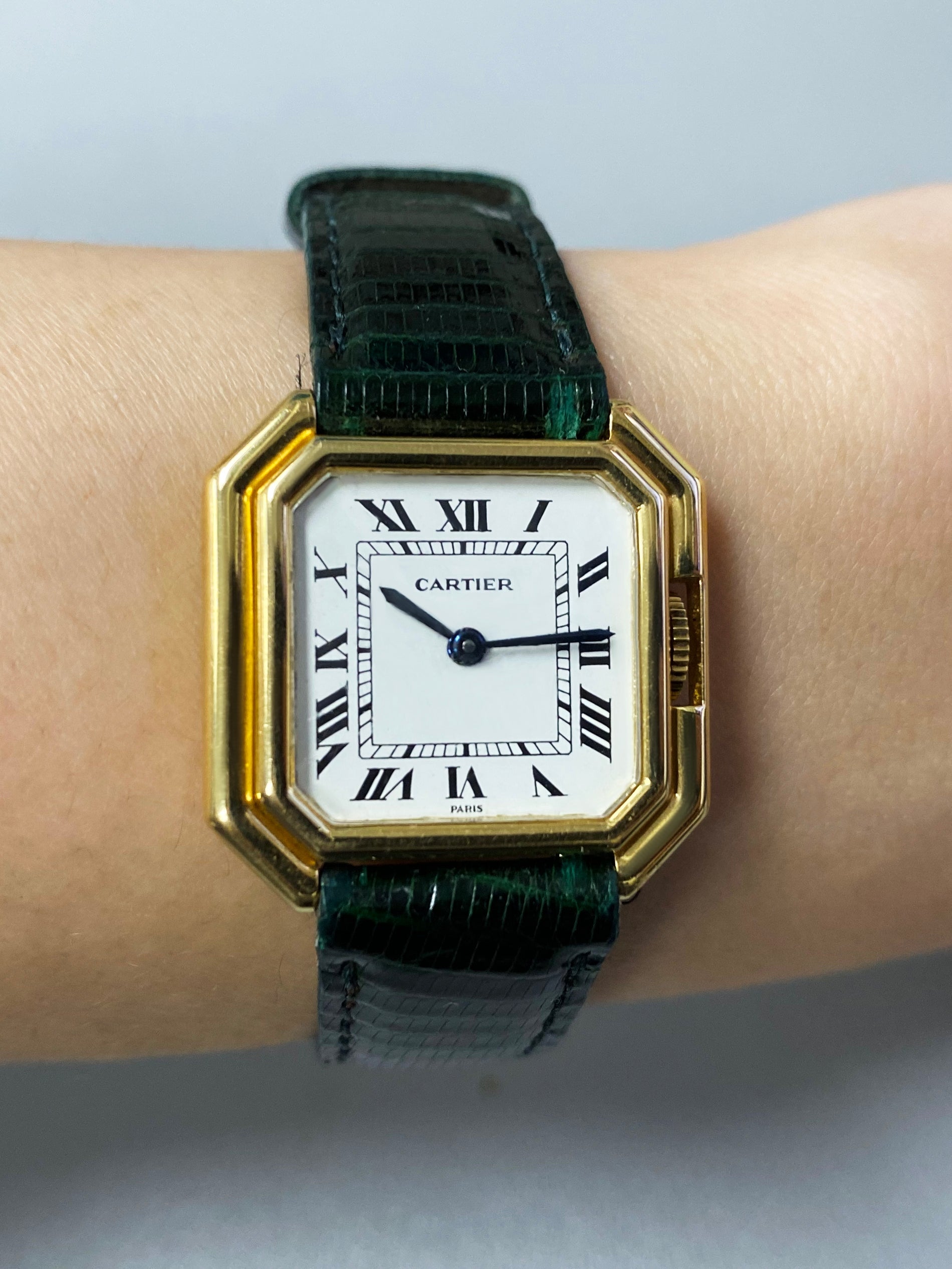 Cartier Ceinture Paris 7810 18K Yellow Gold Ladies Watch