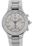 Cartier Chronoscaph 21 2424 Stainless Steel Watch - Wristwatch