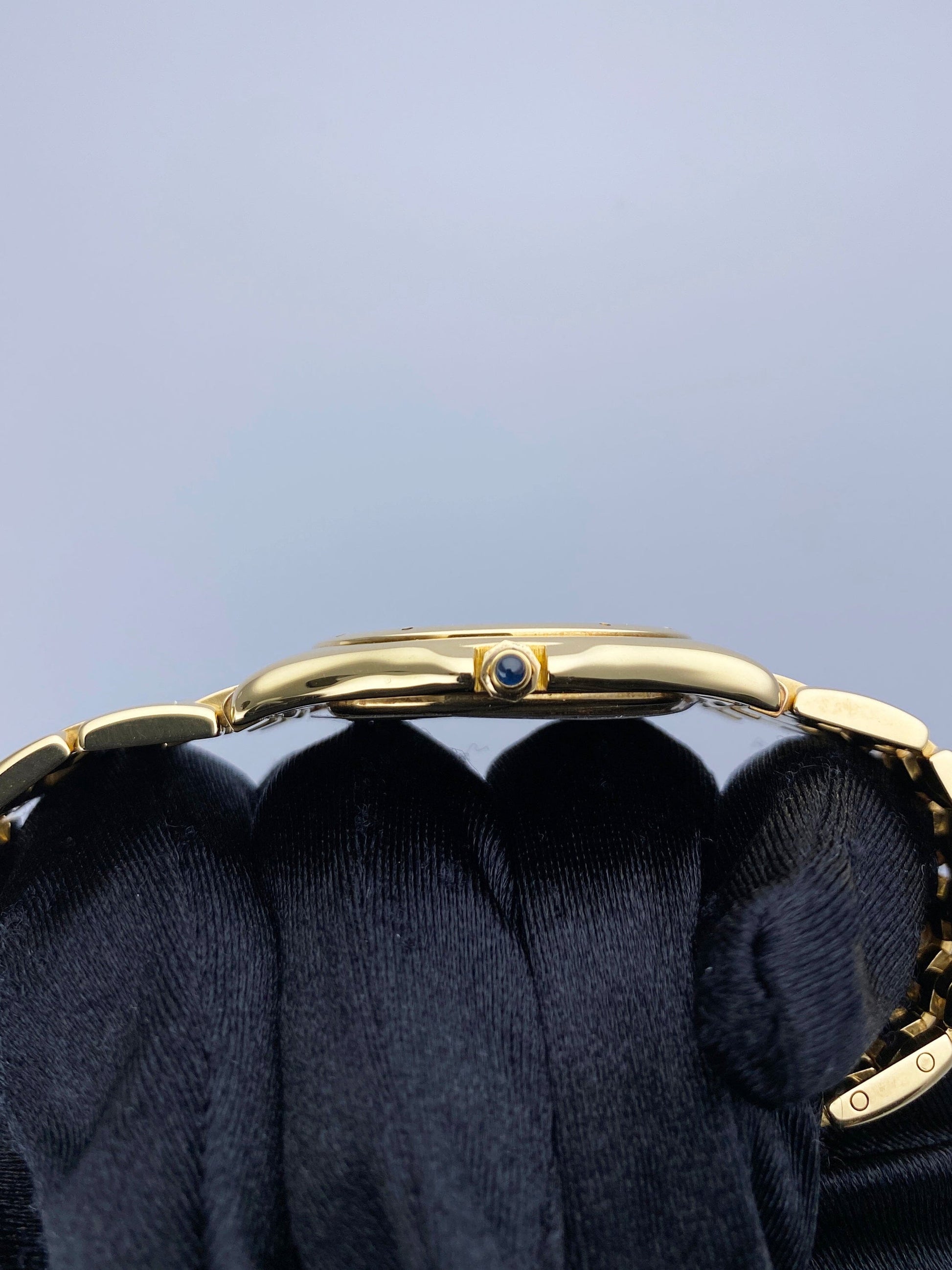 Cartier Cougar Figaro W25013B9 18k Yellow Gold Watch - Wristwatch