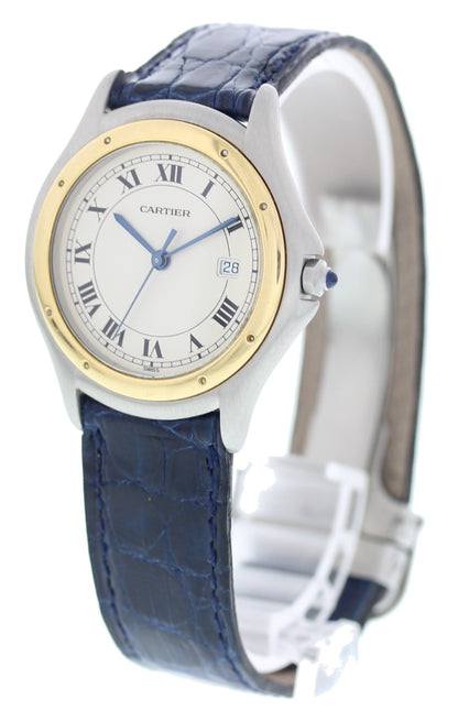 Cartier Cougar Ronde 18k Yellow Gold & Stainless Steel - Wristwatch