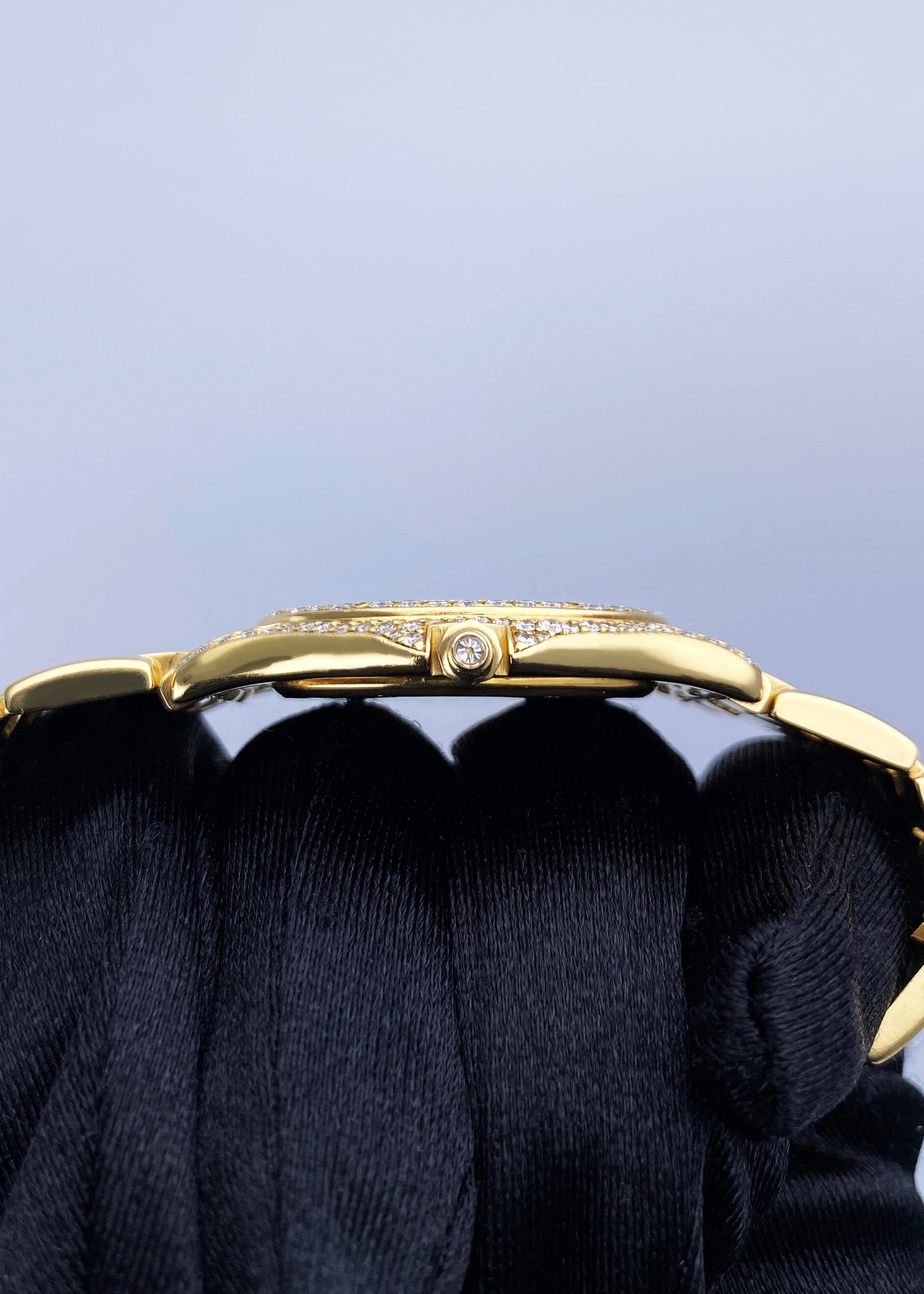 Cartier Cougar WF8006B9 Diamond 18K Yellow Gold Watch - Wristwatch