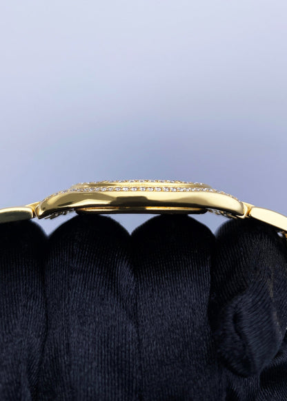 Cartier Cougar WF8006B9 Diamond 18K Yellow Gold Watch - Wristwatch