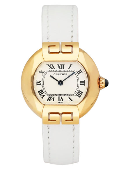 Cartier Ellipse W1513656 Art Deco 18K Yellow Gold Ladies Watch - Watches