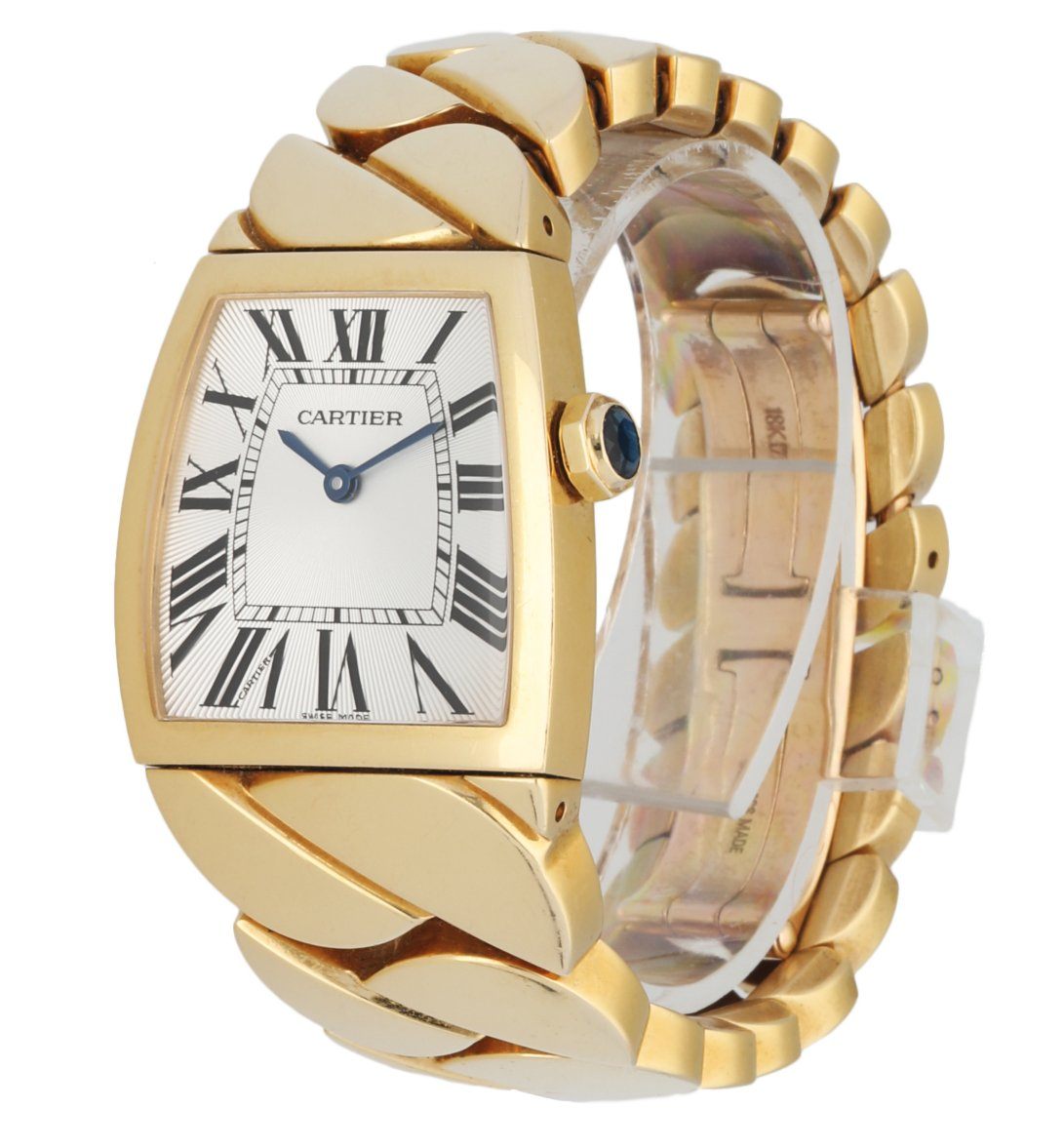 Cartier La Dona 2836 18K yellow Gold Ladies Watch Box & Papers - Wristwatch
