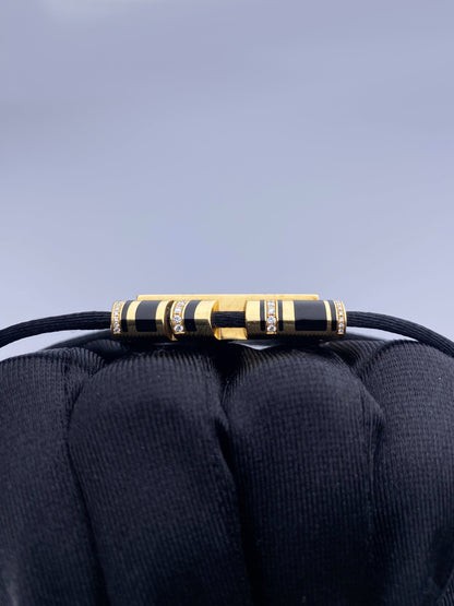 Cartier LIBRE FÉLINE WJ302771 Diamond Yellow Gold Enamel Necklace Watch