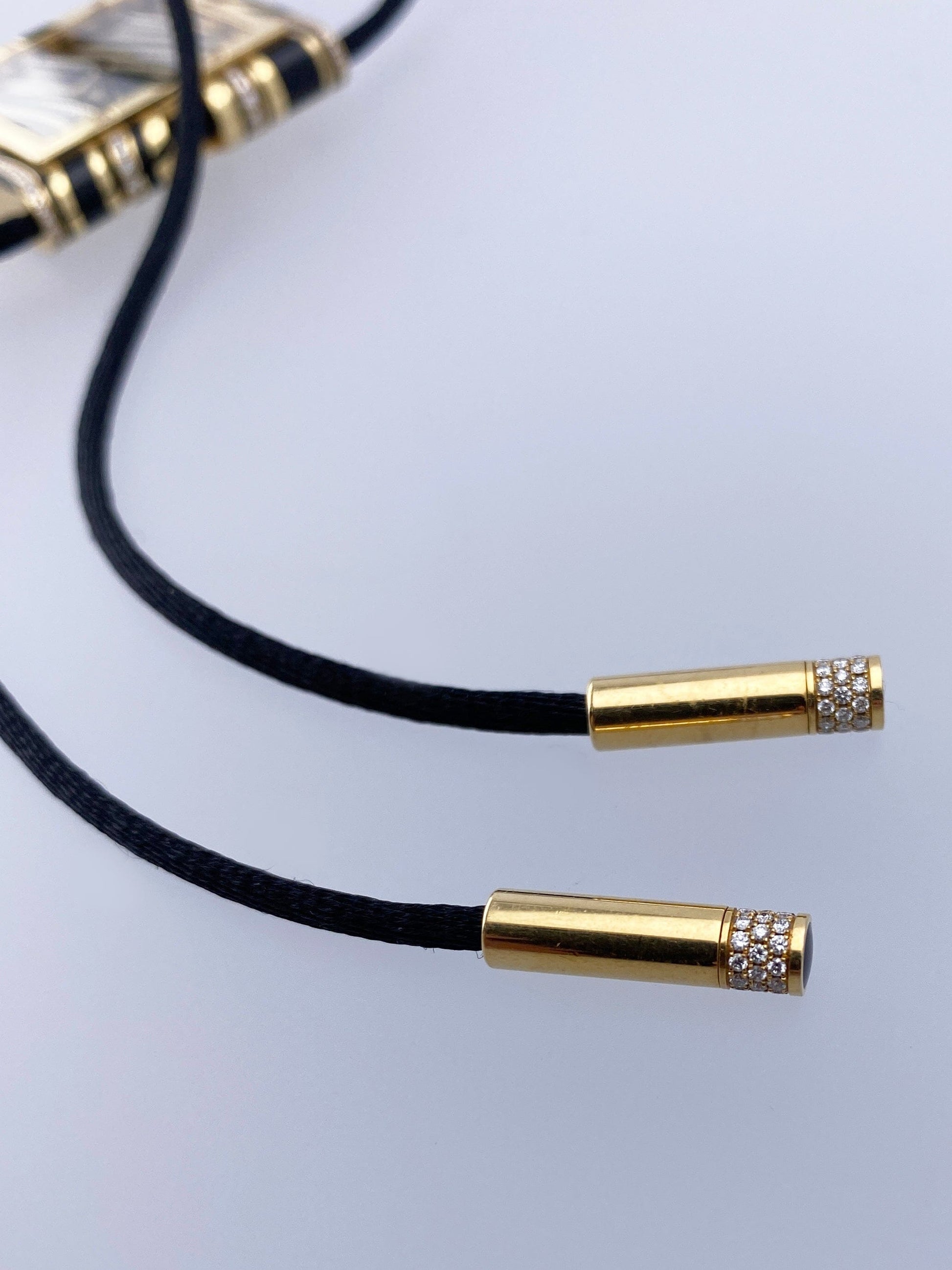 Cartier LIBRE FÉLINE WJ302771 Diamond Yellow Gold Enamel Necklace Watch