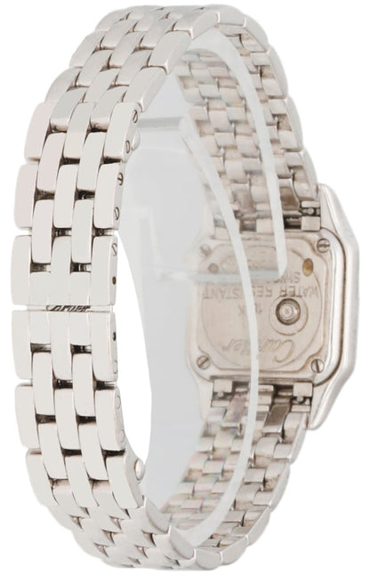 Cartier Mini 2363 18K White Gold & Diamond Ladies Watch Box & Papers