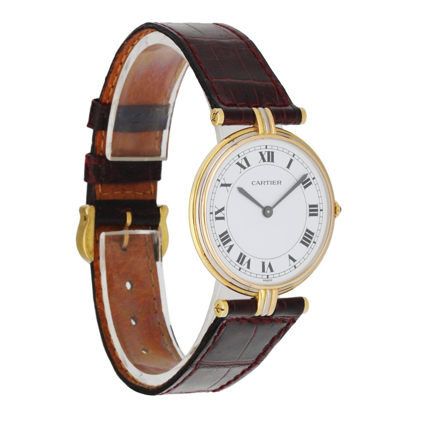 Cartier Must De Paris Tridor 18K Gold Ladies Watch - Wristwatch