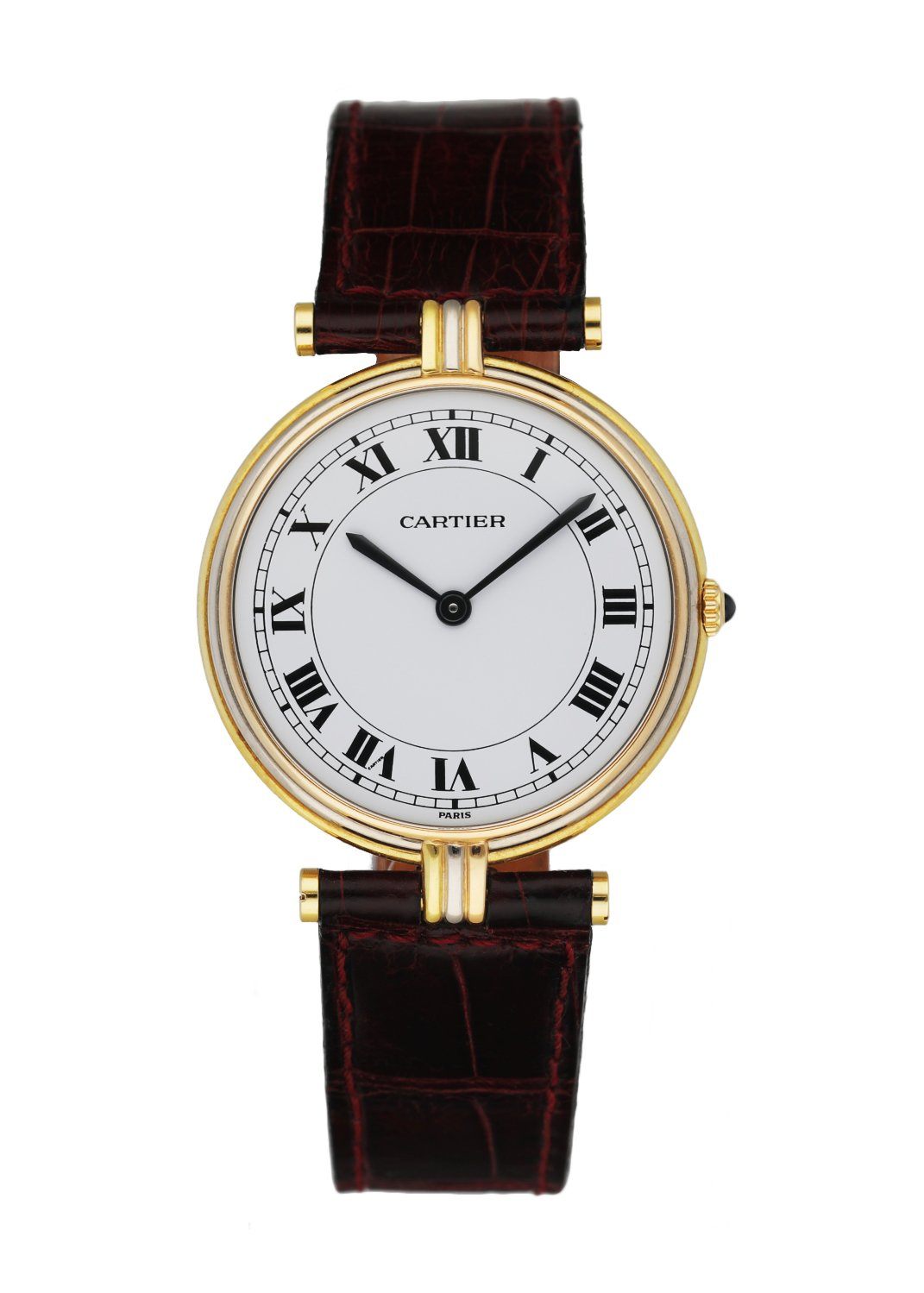 Cartier Must De Paris Tridor 18K Gold Ladies Watch - Wristwatch