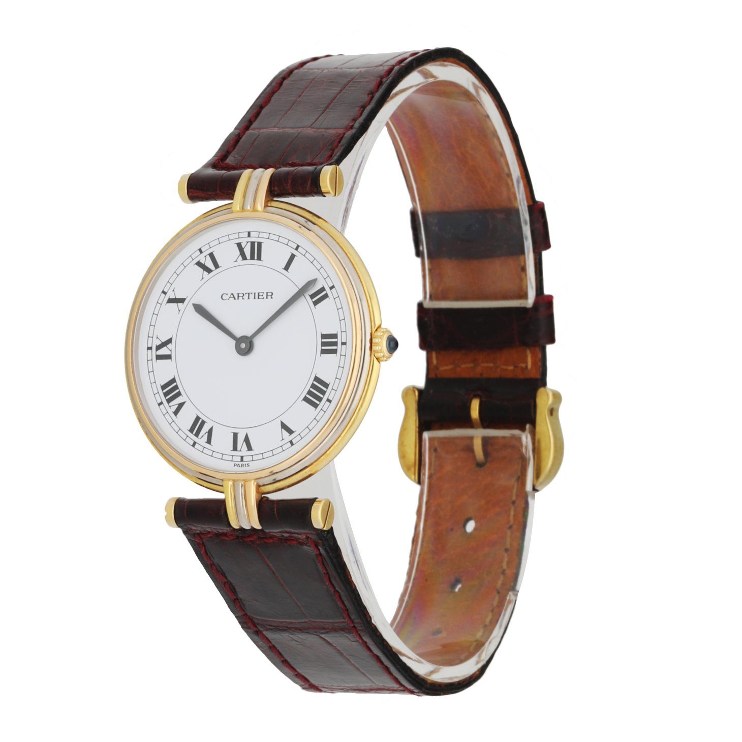 Cartier Must De Paris Tridor 18K Gold Ladies Watch - Wristwatch