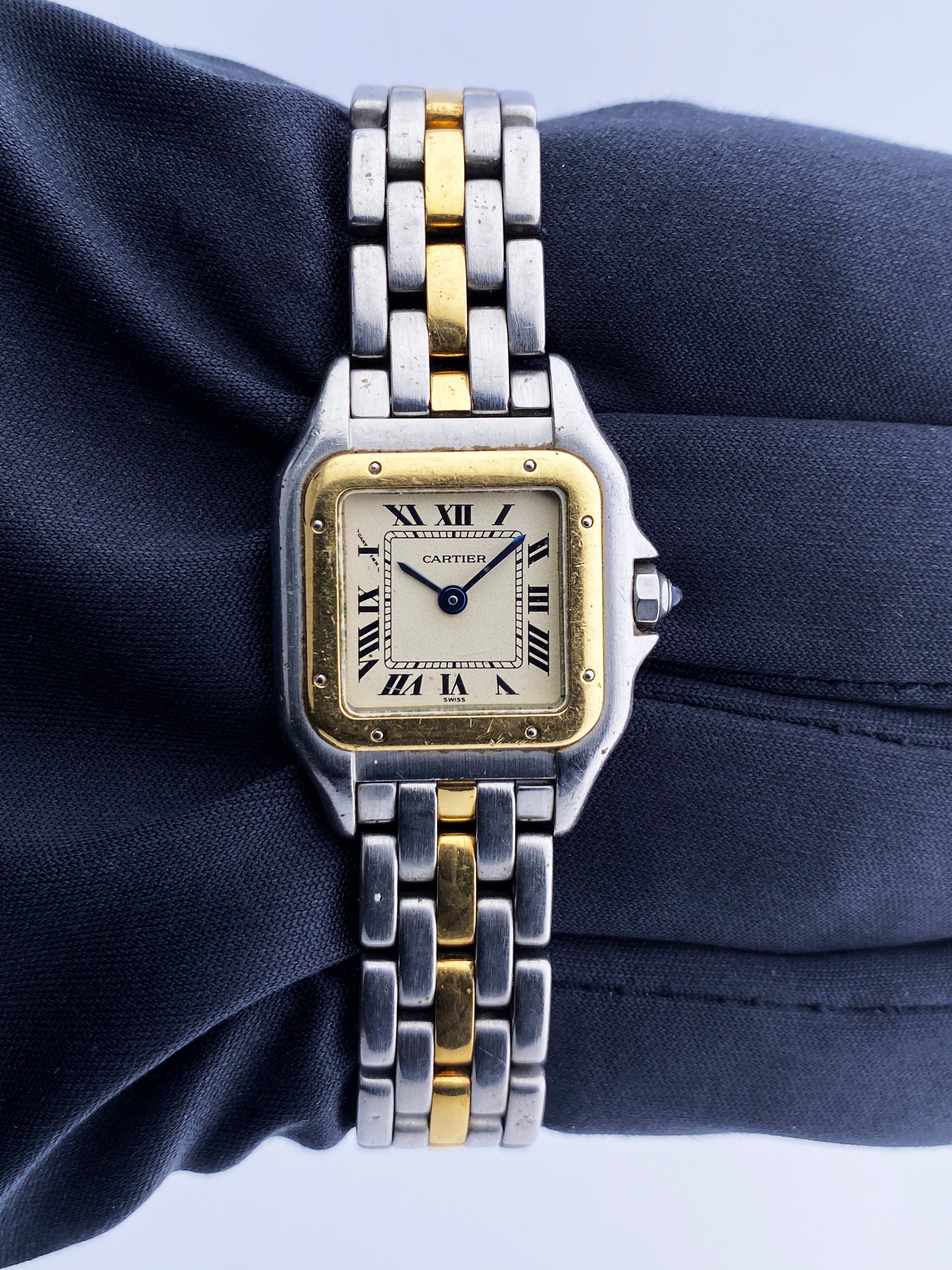 Panthère de Cartier パルファム・ド・トワレット Cartier Panthere SM in steel ref. 1320, box & papers