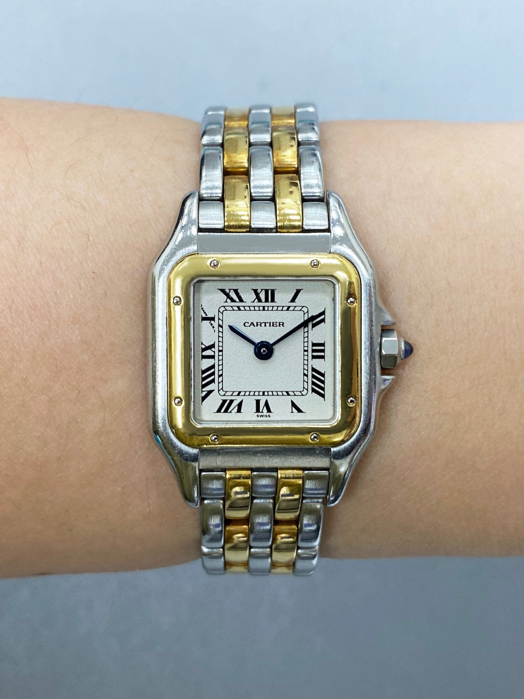 Cartier Panthere 1057917 Two Row Ladies Watch