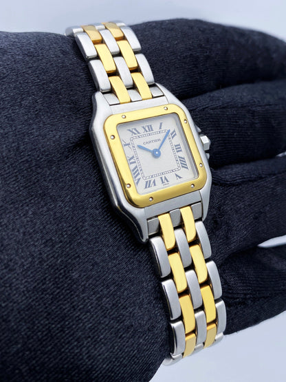 Cartier Panthere 1057917 Two Row Ladies Watch