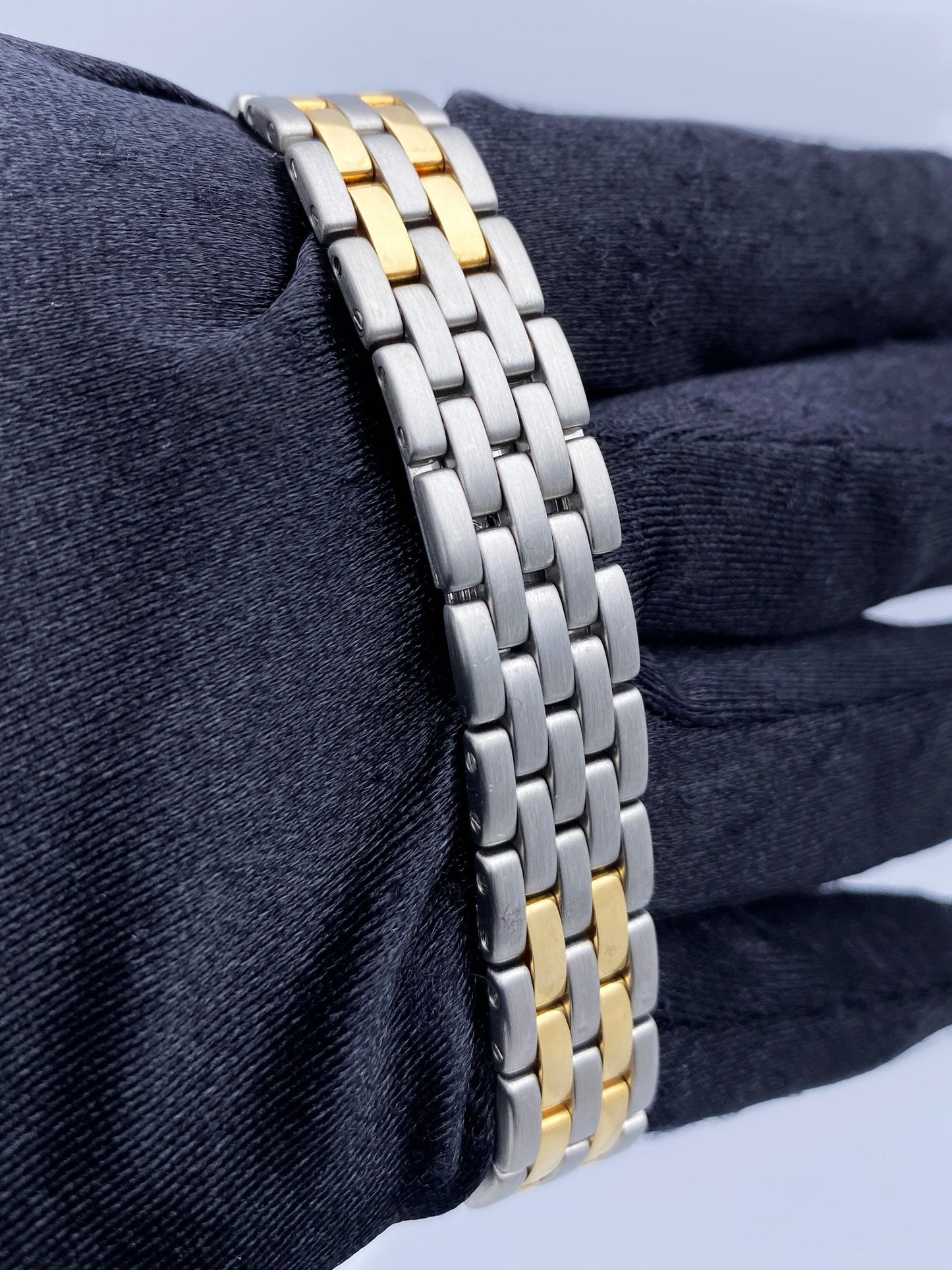 Cartier Panthere W25029B6 Two Rows Ladies Watch - Wristwatch