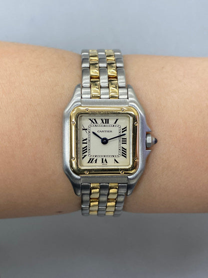 Cartier Panthere W25029B6 Two Rows Ladies Watch - Wristwatch
