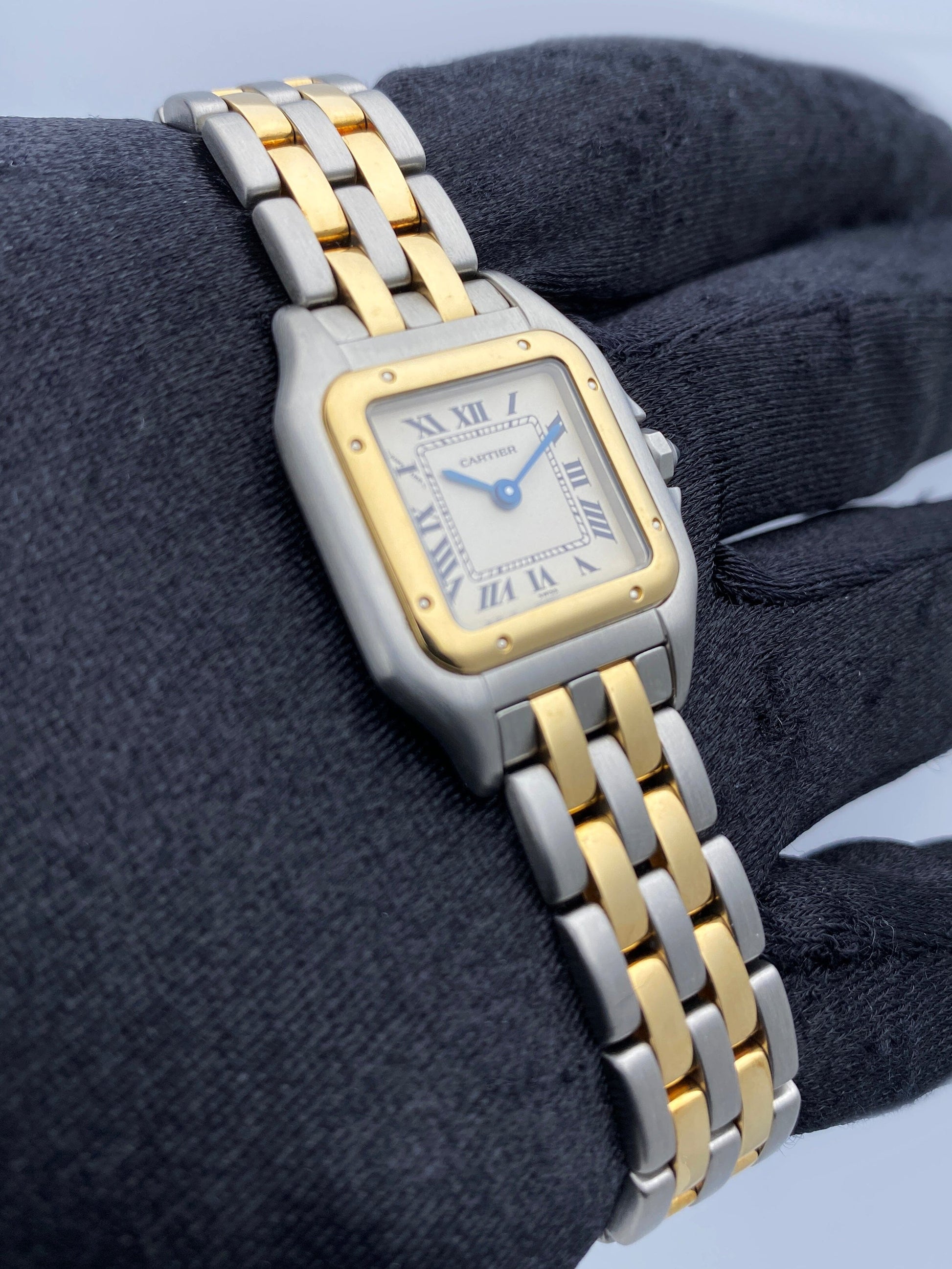Cartier Panthere W25029B6 Two Rows Ladies Watch - Wristwatch